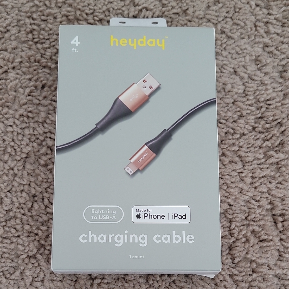 Heyday 4 Ft. Lightning to USB-A Cable